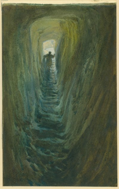 Well of the Steps, Jerusalem, 1871 by William Crimea Simpson